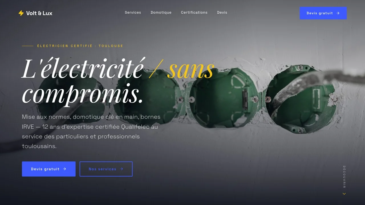 Aperçu du modèle Volt & Lux