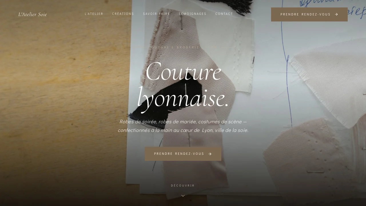 Aperçu du modèle L'Atelier Soie