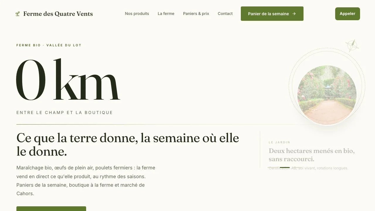 Aperçu du modèle Ferme des Quatre Vents
